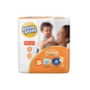 Fralda Pompom Derma Protek - P ao XXG