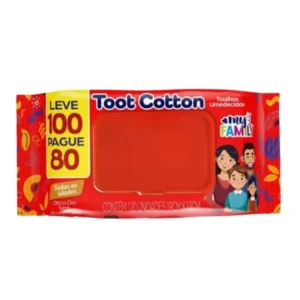Toalhas Umedecidas Toot Cotton Leve 100 Pague 80